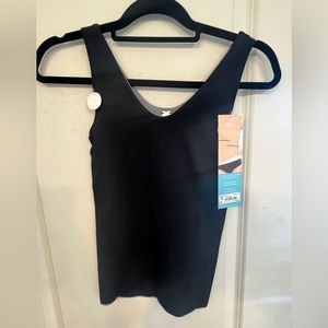 Shaper Reversible Black Tank Top